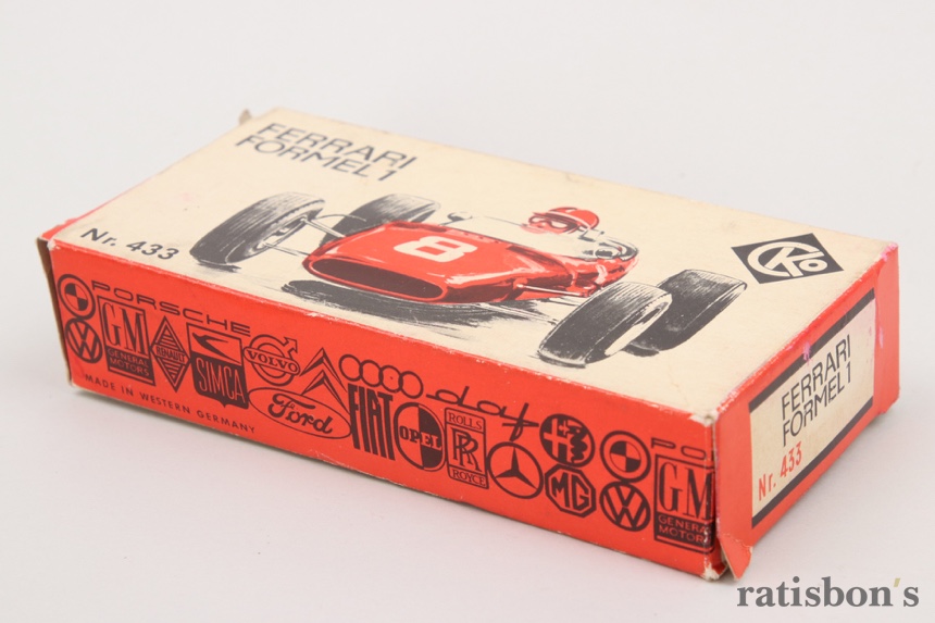Ferrari Formel 1 Nr.433 Repro Box CKO Kellermann 