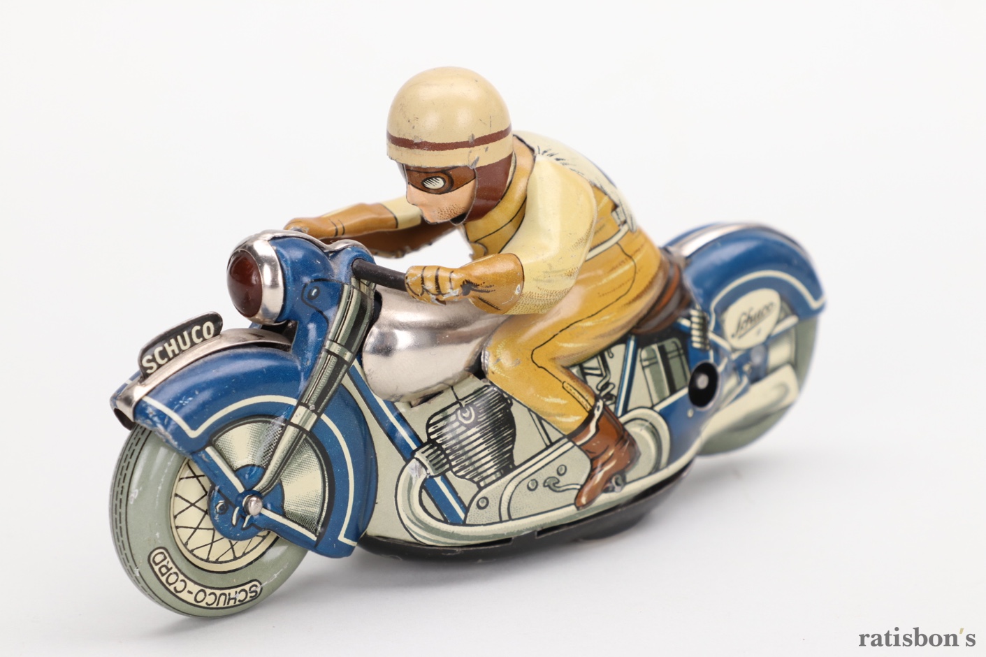 Details about   Schuco model 1006 rope motorbike in its box 