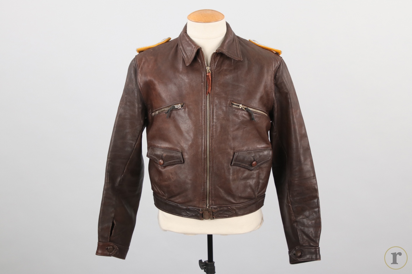 ratisbon's, Luftwaffe fighter piltot's Hartmann leather jacket